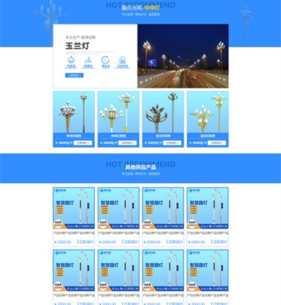 玉蘭燈、中華燈、智慧路燈